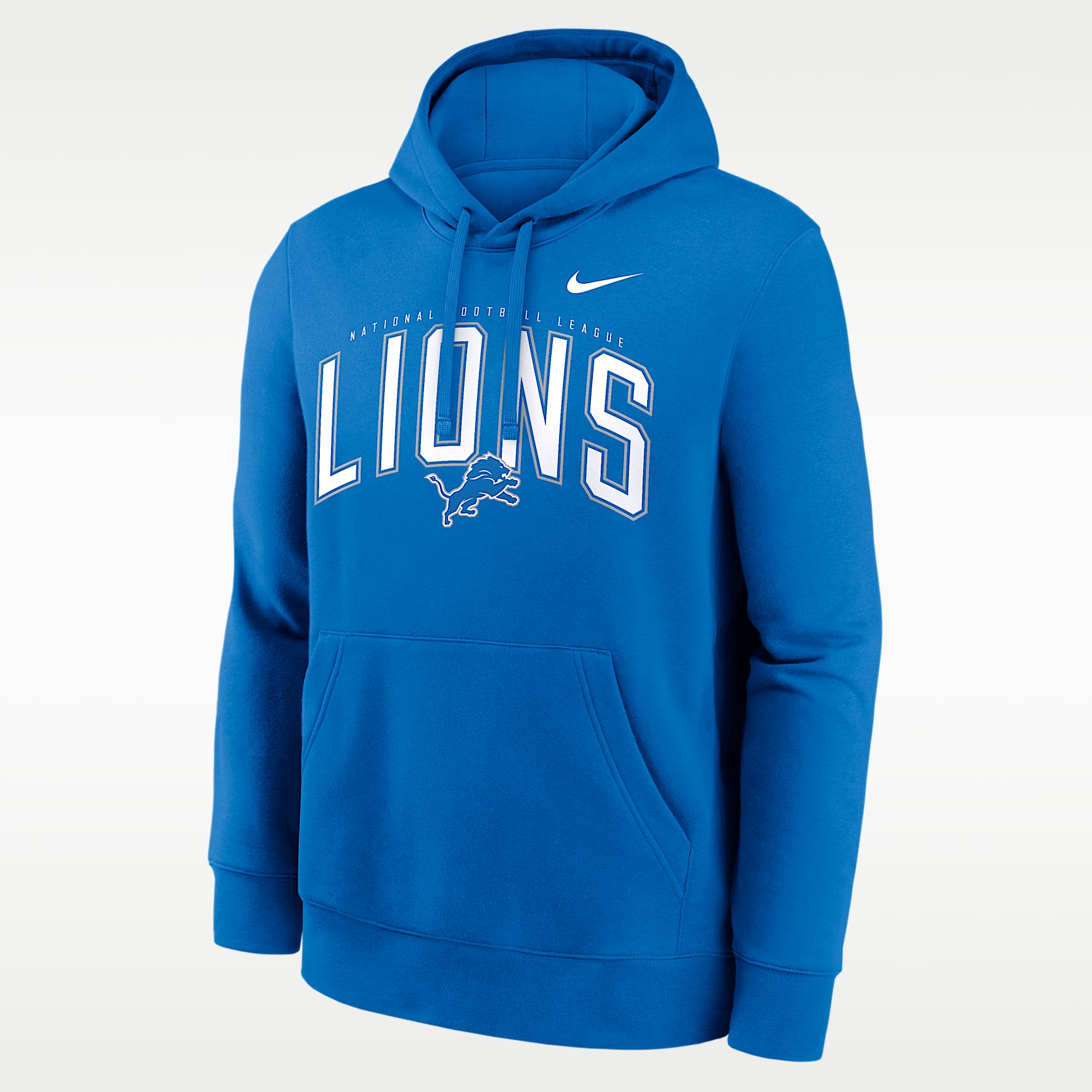 Detroit Lions Club Men's Nike NFL Pullover Hoodie. Nike.com
